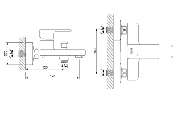NEWARC DROP BANYO BATARYASI 241511 - Resim 2
