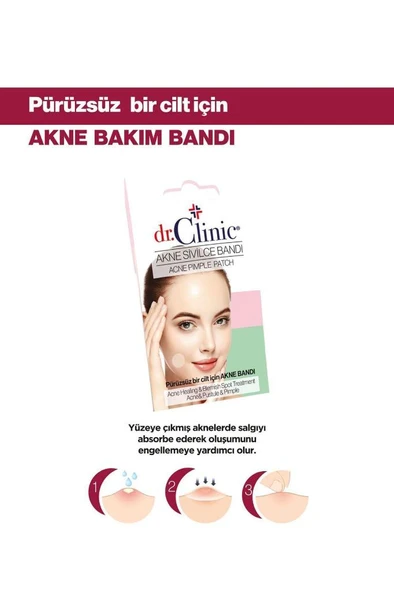 Dr. Clinic Akne Sivilce Bandı 10 Adet ürün görseli 1