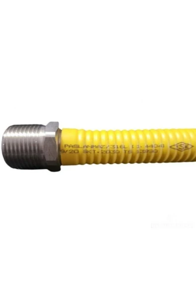 Yeni Tip Kombi Flex Hortumu Paslanmaz 60 Cm - Resim 2