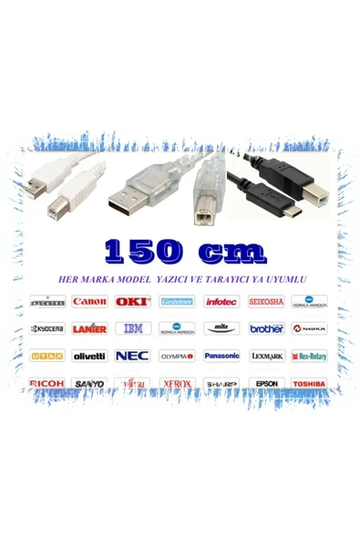 1,5 Metre Type C To Usb Printer Yazıcı Tarayıcı Ara Bağlantı Kablosu ürün görseli 1