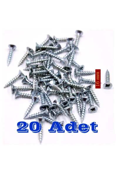 Sunta Vidası 20 Adet 3.5*16 ürün görseli 1