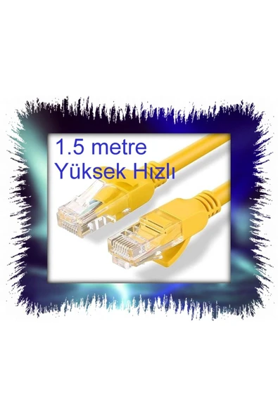 Eternet Kablosu - Modem PC Bağlantı Kablosu 1,5 mt. ürün görseli 1