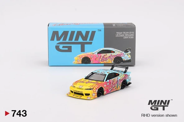 Mini Gt Nissan LB-Super Silhouette S15 SILVIA LBWK KUMA 743 ürün görseli 1