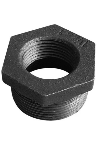 3/4"-1/2" Nipel Redüksiyon Siyah ürün görseli 1