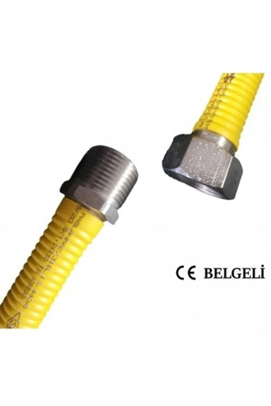 Yeni Tip Kombi Flex Hortumu Paslanmaz 60 Cm - Resim 3
