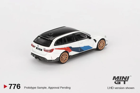 Mini Gt BMW M3 M Performance Touring Alpine White 776 - Resim 3