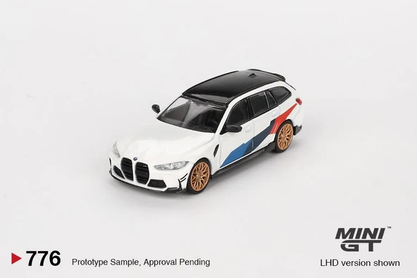 Mini Gt BMW M3 M Performance Touring Alpine White 776 - Resim 2