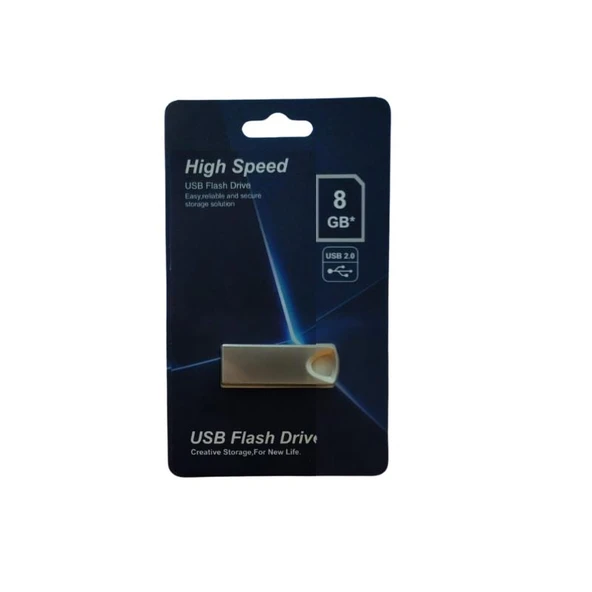 Elitstore 8GB USB 2.0 Flash Bellek Metal - Resim 2