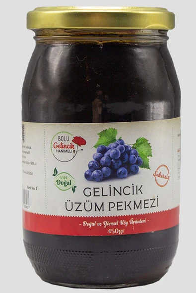 Bolu Gelincik Hanımeli Gelincik Üzüm Pekmezi 450 gr ürün görseli 1