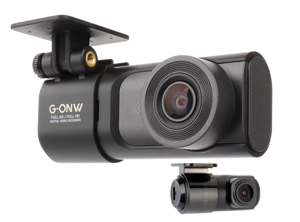 Gnet GONW 2ch FullHD HDR Wi-Fi Akıllı 2 Kameralı Araç Kamerası ürün görseli 1