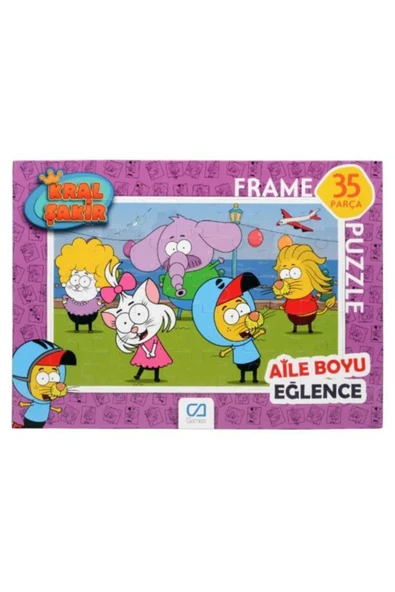 CA Games Kral Şakir 35 Parça Frame Puzzle Ca-5040 ürün görseli 1