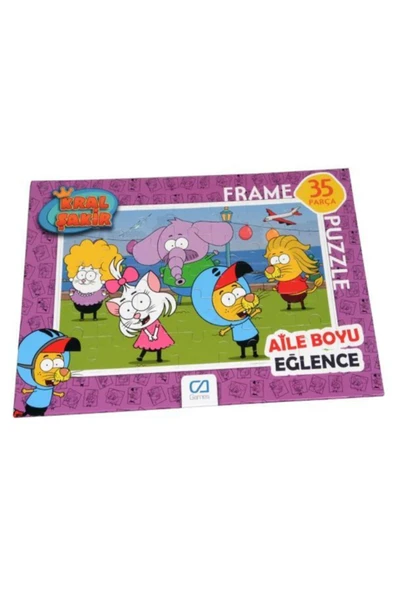 CA Games Kral Şakir 35 Parça Frame Puzzle Ca-5040 - Resim 2