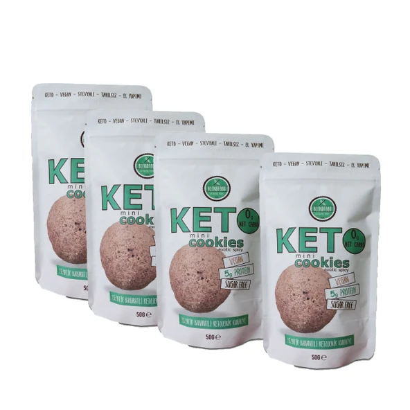 Blendfood Egzotik Baharatlı Ketojenik Kurabiye (50 gr x 4 Adet) ürün görseli 1