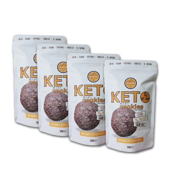 Blendfood Ham Kakaolu Ketojenik Kurabiye (50 gr x 4 Adet) ürün görseli 1