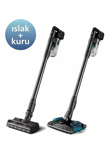Philips XC8053/01 Aqua Plus 8000 Serisi Mop ve Kuru Özellikli Akıllı Başlıklı Dikey Süpürge ürün görseli 1