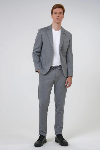 Slimfit Düz Takım Elbise ürün görseli 1