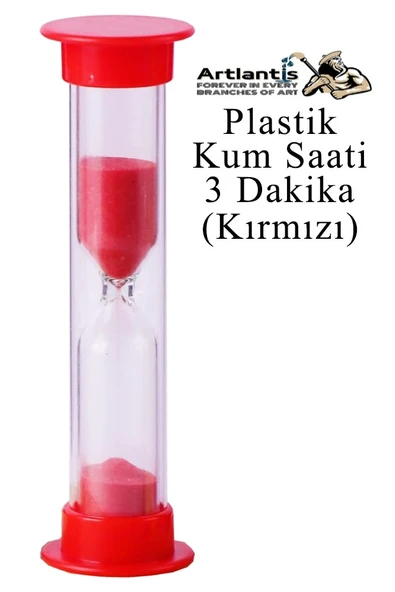 Renkli Kum Saati 1 Adet Mini Küçük Kum Saat 3 Dakika 8 cm Kum Zamanlayıcısı Dekoratif Masaüstü Plastik Çocuklar İçin ürün görseli 1