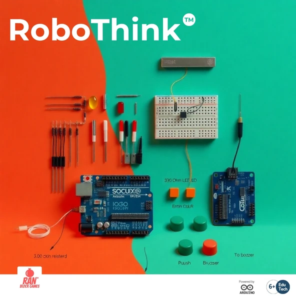 RoboThink Robotik Kodlama Seti EKO Başlangıç (Arduino Temelli - Kutulu ve Yapay Zeka Destekli) ürün görseli 1