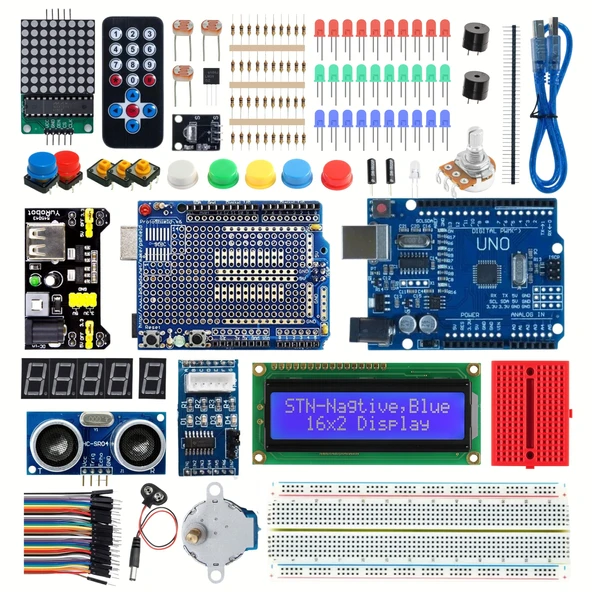 RoboThink Robotik Kodlama Seti 145 Pcs (Arduino Temelli - Kutulu ve Yapay Zeka Destekli) ürün görseli 1