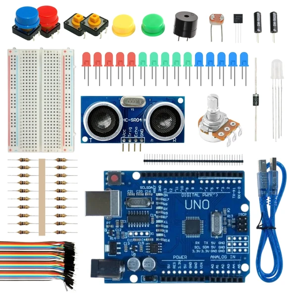 RoboThink Robotik Kodlama Seti EKO Başlangıç (Arduino Temelli - Kutulu ve Yapay Zeka Destekli) ürün görseli 1