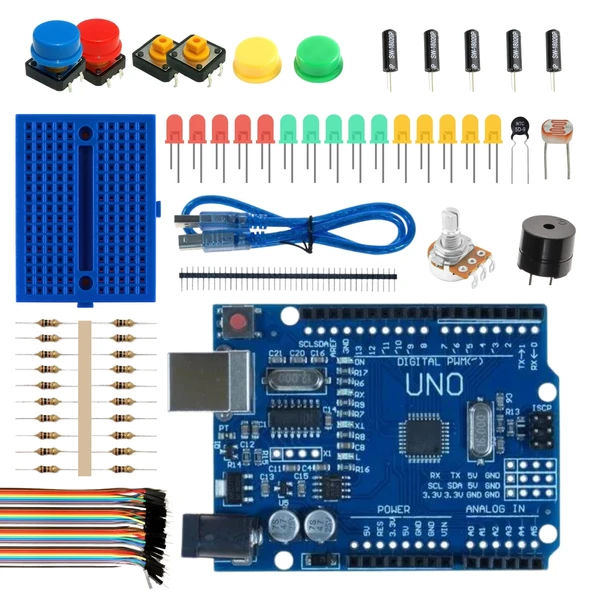 RoboThink Robotik Kodlama Seti Mini Başlangıç (Arduino Temelli - Kutulu ve Yapay Zeka Destekli) ürün görseli 1