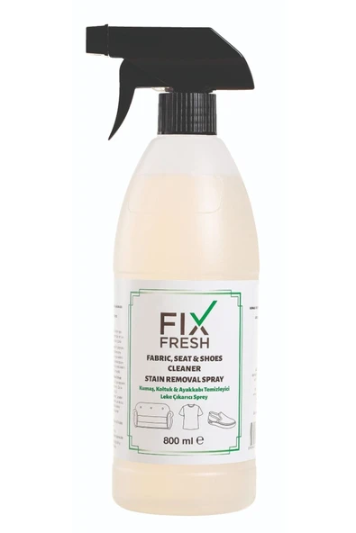 fixfresh Koltuk Kumaş Ayakkabı Temizleyici Leke Çıkarıcı Sprey 800 ml ürün görseli 1