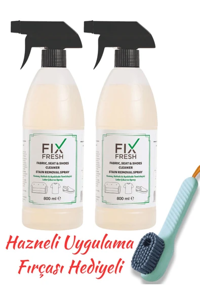 fixfresh Koltuk Kumaş Ayakkabı Giysi Çamaşır Leke Çıkarıcı Temizleyici Sprey 800 Ml Ikili Set ürün görseli 1