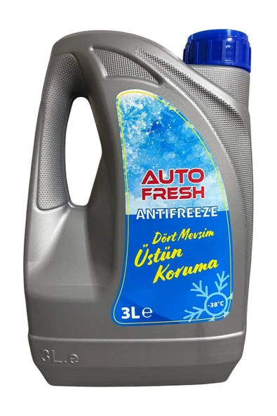 AutoFresh Antifriz Mavi 3 Litre -37 Derece 3 lt 4 Mevsim Korozyon Önleyici ürün görseli 1