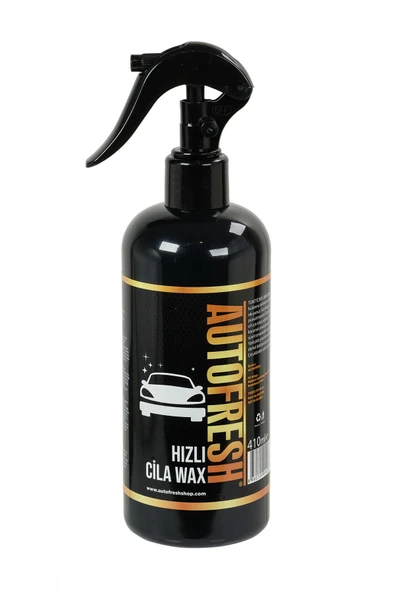 AutoFresh Araç Seramik Etkili Hızlı Cila Oto Parlatıcı Koruyucu Carnauba Wax Sünger Hediyeli 410 ml ürün görseli 1