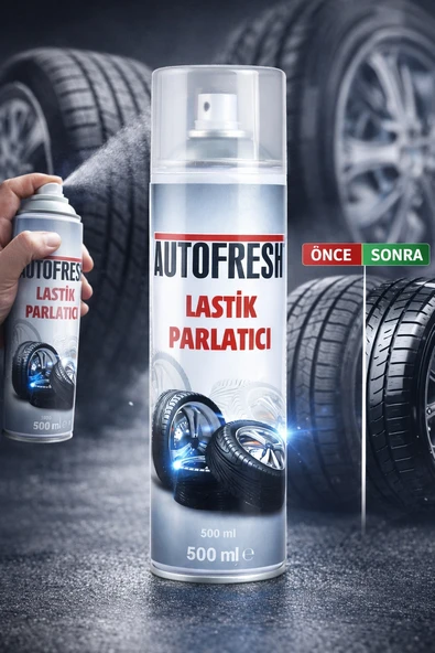 AutoFresh Lastik Parlatıcı Sprey 500 ML Aeresol - Resim 6