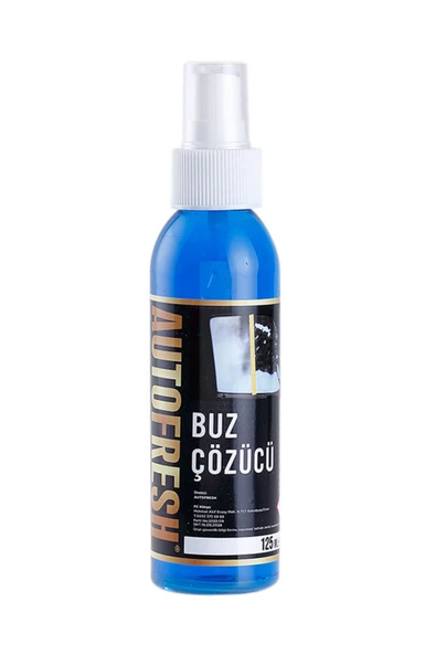AutoFresh Oto Buz Çözücü Araç Araba Ayna Cam Buzlanma Önleyici Hızlı Ve Pratik Kullanım Sprey 125 Ml ürün görseli 1