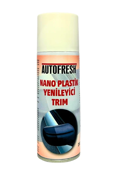 AutoFresh Oto Nano Plastik Yenileyici Trim Sprey Parlatıcı Onarıcı Kaplama Bez 200 ML ürün görseli 1