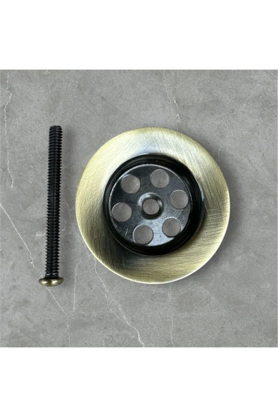 Antik Gold Lavabo Gideri Antik Gold Lavabo Süzgeci Bütün Lavabolara Uygun Sifon ürün görseli 1