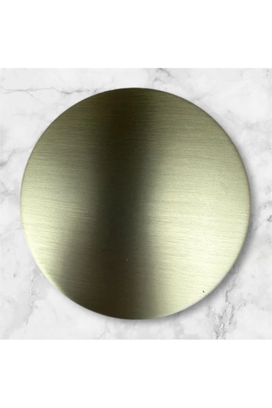 Mat Gold Lavabo Gideri Mat Gold Pop Up Bas Bırak Sifon Pirinç Malzeme ürün görseli 1