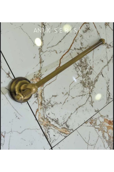 Havluluk Antil Gold Banyo Havluluk Vintage Tasarım Banyo Havluluk Mat Gold ürün görseli 1