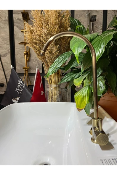 Mat Gold Arıtma Musluğu Mat Altın Su Arıtma Bataryası Gold Arıtma Musluğu ürün görseli 1