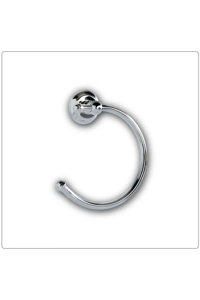 Havluluk Banyo Havluluğu Silver Gümüş Vintage Pirinç Paslanmaz ürün görseli 1