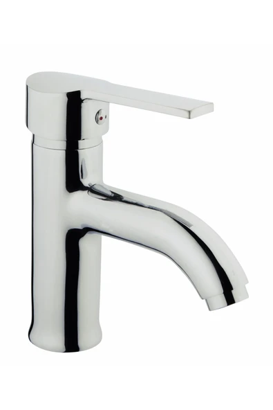 Lavabo Bataryası Banyo Lavabo Musluğu Silver Gümüş Armatür 5 Yıl Garantili ürün görseli 1