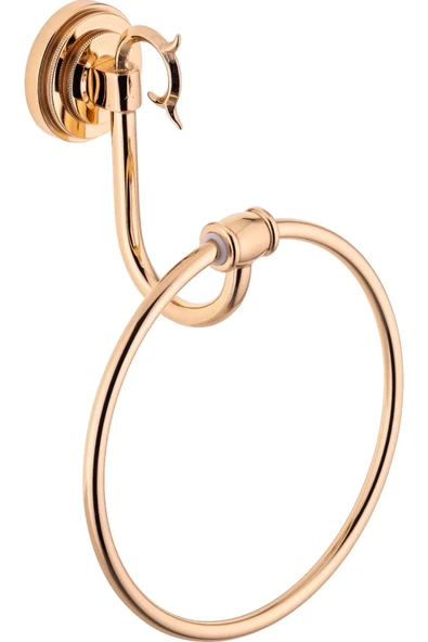 Gold Havluluk Komple Pirinç Vintage Banyo Havluluk Gold Premium ürün görseli 1