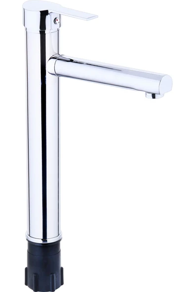 Çanak Lavabo Bataryası Çanak Armatür Silver Gümüş Renk Çanak Bataryası Pirinç ürün görseli 1