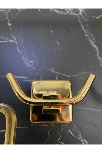 Gold Askılık Altın Banyo Askılık Bornozluk Pirinç Malzeme ürün görseli 1