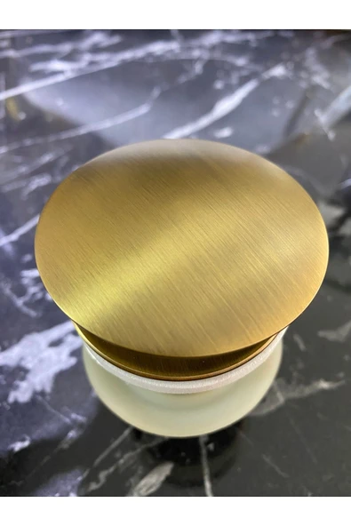 Mat Gold Lavabo Gideri Antik Gold Lavabo Süzgeci Pirinç Malzeme ürün görseli 1