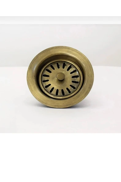 Antik Gold Mutfak Gideri Antik Gold Evye Süzgeci Modern Premium Tasarım Gider Standart Boy ürün görseli 1