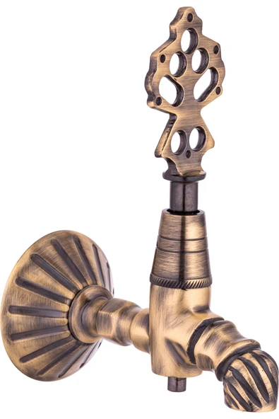 Antik Kurna Musluğu Antik Gold Hamam Musluğu Eskitme Pirinç ürün görseli 1