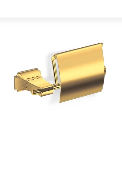 Gold Tuvalet Kağıtlık Klasik Vintage Phaselis Design Gold Banyo Kağıtlık ürün görseli 1