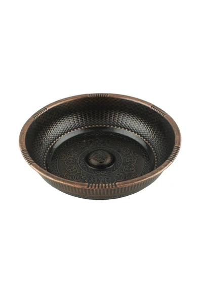 Eskitme Bakır Hamam Tası Ağır Pirinç Kurna Hamam Tas Bronz ürün görseli 1