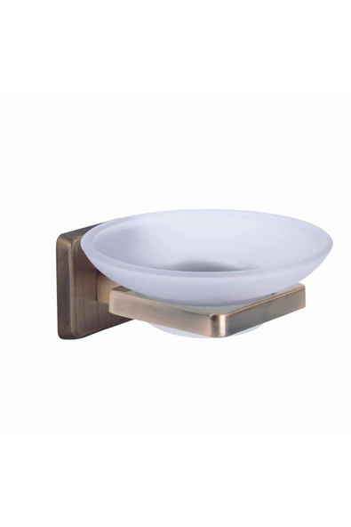 Antik Gold Sabunluk Banyo Katı Sabunluk Etejerli Pirinç Malzeme ürün görseli 1