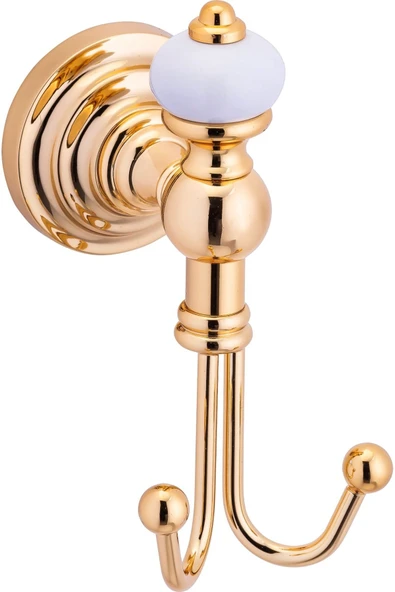 Gold Banyo Askılığı Pirinç Paslanmaz Vintage Askılık ürün görseli 1