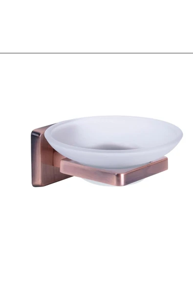 Bronz Katı Sabunluk Bakır Banyo Sabunluğu Etejerli Tasarım ürün görseli 1