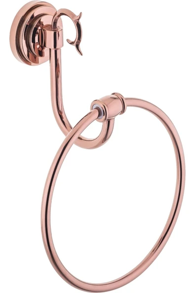 Bakır Havluluk Komple Pirinç Vintage Bronz Havluluk Premium Rose Bakır ürün görseli 1